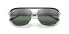 Ray-Ban Bill One RB2205 Black On Transparent/Silver-Blue Polarised #colour_black-on-transparent-silver-blue-polarised