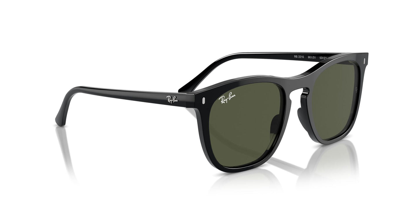 Ray-Ban RB2210 Black/Green #colour_black-green