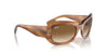 Ray-Ban Beate RB2212 Striped Brown/Clear-Brown #colour_striped-brown-clear-brown