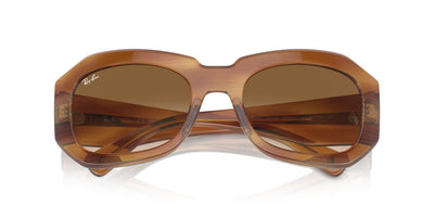 Ray-Ban Beate RB2212 Striped Brown/Clear-Brown #colour_striped-brown-clear-brown