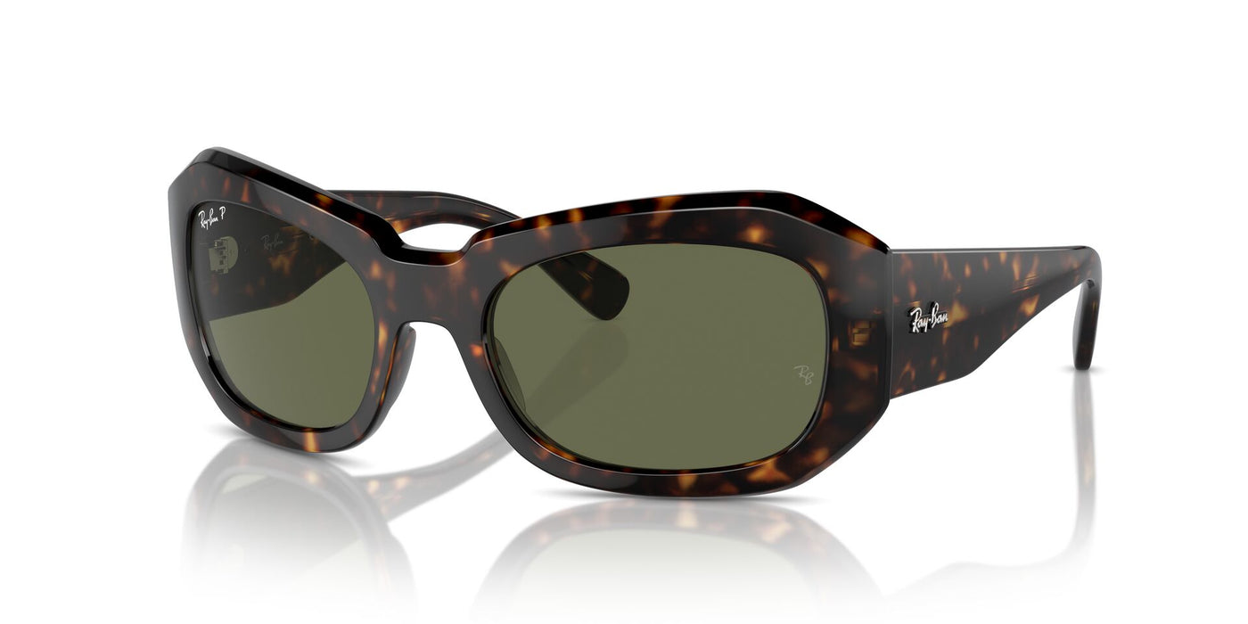 Ray-Ban Beate RB2212 Havana/Green Polarised #colour_havana-green-polarised