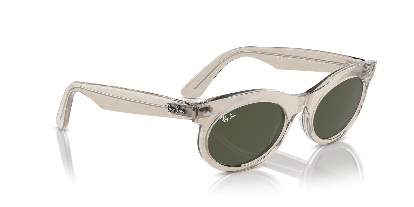 Ray-Ban Wayfarer Oval RB2242 Photo Waves Grey/Green #colour_photo-waves-grey-green