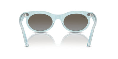 Ray-Ban Wayfarer Oval RB2242 Photo Waves Azure/Blue Brown #colour_photo-waves-azure-blue-brown