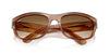 Ray-Ban Mega Balorama RB2289 Striped Brown/Clear Brown Gradient #colour_striped-brown-clear-brown-gradient