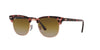 Ray-Ban Clubmaster RB3016 Pink Havana/Light Brown Gradient #colour_pink-havana-light-brown-gradient