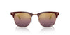 Ray-Ban Clubmaster RB3016 Bordeaux On Rose Gold/Gold-Red Polarised #colour_bordeaux-on-rose-gold-gold-red-polarised