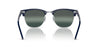 Ray-Ban Clubmaster RB3016 Blue On Silver/Silver-Blue Polarised #colour_blue-on-silver-silver-blue-polarised