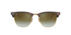Ray-Ban Clubmaster RB3016 Red Havana/Green Flash Gradient #colour_red-havana-green-flash-gradient
