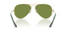 Ray-Ban Aviator RB3025 - Medium#colour_arista-gold-green
