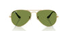 Ray-Ban Aviator RB3025 - Medium#colour_arista-gold-green