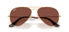 Ray-Ban Aviator RB3025 - Medium#colour_arista-gold-red