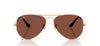 Ray-Ban Aviator RB3025 - Medium#colour_arista-gold-red