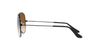 Ray-Ban Aviator RB3025 - Medium Black/Clear Mirror Gradient #colour_black-clear-mirror-gradient