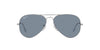 Ray-Ban Aviator RB3025 - Medium Silver/Blue Polarised #colour_silver-blue-polarised