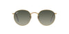 Ray-Ban Round Metal RB3447 - Medium Gold/Grey Gradient #colour_gold-grey-gradient