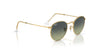 Ray-Ban Round Metal RB3447 - Small Gold/Green Vintage #colour_gold-green-vintage
