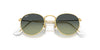 Ray-Ban Round Metal RB3447 - Small Gold/Green Vintage #colour_gold-green-vintage