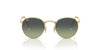 Ray-Ban Round Metal RB3447 - Medium Gold/Green Vintage #colour_gold-green-vintage