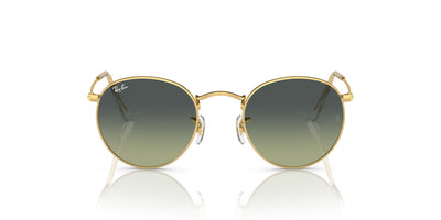 Ray-Ban Round Metal RB3447 - Medium Gold/Green Vintage #colour_gold-green-vintage