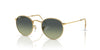 Ray-Ban Round Metal RB3447 - Small Gold/Green Vintage #colour_gold-green-vintage