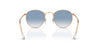 Ray-Ban Round Metal RB3447 - Small Rose Gold/Clear-Blue #colour_rose-gold-clear-blue