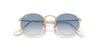 Ray-Ban Round Metal RB3447 - Small Rose Gold/Clear-Blue #colour_rose-gold-clear-blue