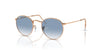 Ray-Ban Round Metal RB3447 - Small Rose Gold/Clear-Blue #colour_rose-gold-clear-blue