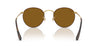 Ray-Ban Round Metal RB3447 - Medium#colour_matt-havana-on-matt-arista-gold-brown