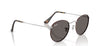 Ray-Ban Round Metal RB3447 - Medium#colour_matt-havana-on-matt-silver-dark-grey