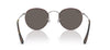 Ray-Ban Round Metal RB3447 - Medium#colour_matt-havana-on-matt-silver-dark-grey