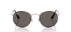 Ray-Ban Round Metal RB3447 - Medium#colour_matt-havana-on-matt-silver-dark-grey