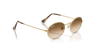 Ray-Ban RB3547 Arista Gold/Clear Brown Gradient #colour_arista-gold-clear-brown-gradient