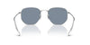 Ray-Ban Hexagonal RB3548N Silver/Blue Polarised #colour_silver-blue-polarised