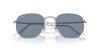 Ray-Ban Hexagonal RB3548N Silver/Blue Polarised #colour_silver-blue-polarised