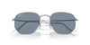 Ray-Ban Hexagonal RB3548N Silver/Blue Polarised #colour_silver-blue-polarised