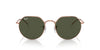 Ray-Ban Jack RB3565 Rose Gold/Green #colour_rose-gold-green