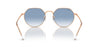 Ray-Ban Jack RB3565 Rose Gold/Clear-Blue #colour_rose-gold-clear-blue