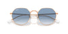 Ray-Ban Jack RB3565 Rose Gold/Clear-Blue #colour_rose-gold-clear-blue