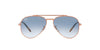 Ray-Ban New Aviator RB3625 Rose Gold/Clear Gradient Blue #colour_rose-gold-clear-gradient-blue