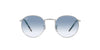 Ray-Ban New Round RB3637 Silver/Clear Gradient Blue #colour_silver-clear-gradient-blue