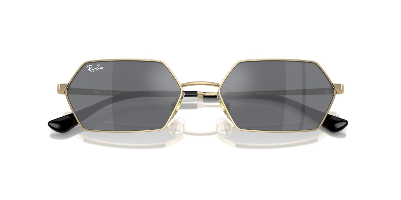 Ray-Ban Yevi RB3728 Light Gold/Dark Grey #colour_light-gold-dark-grey