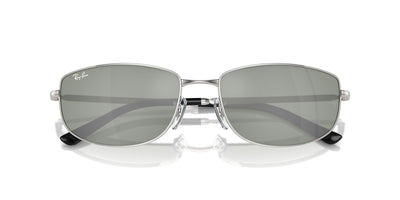 Ray-Ban RB3732 Silver/Green-Silver #colour_silver-green-silver