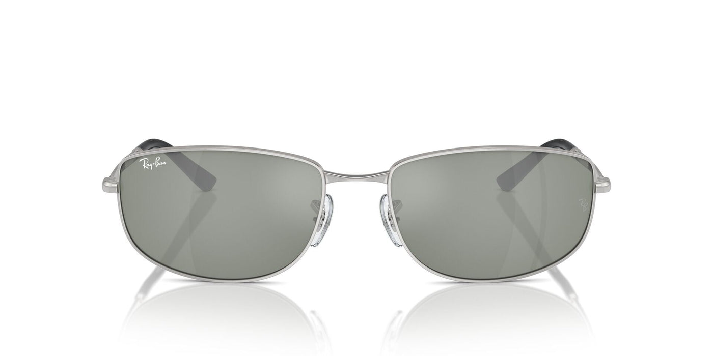 Ray-Ban RB3732 Silver/Green-Silver #colour_silver-green-silver