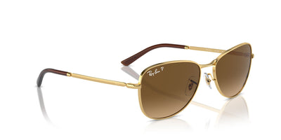 Ray-Ban RB3733 Gold/Brown Polarised #colour_gold-brown-polarised