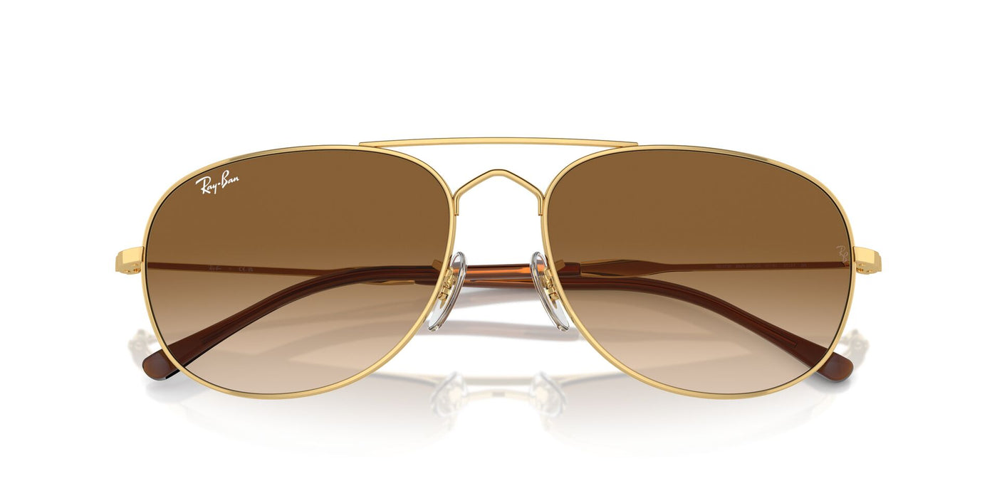 Ray-Ban Bain Bridge RB3735 Gold/Clear-Brown #colour_gold-clear-brown