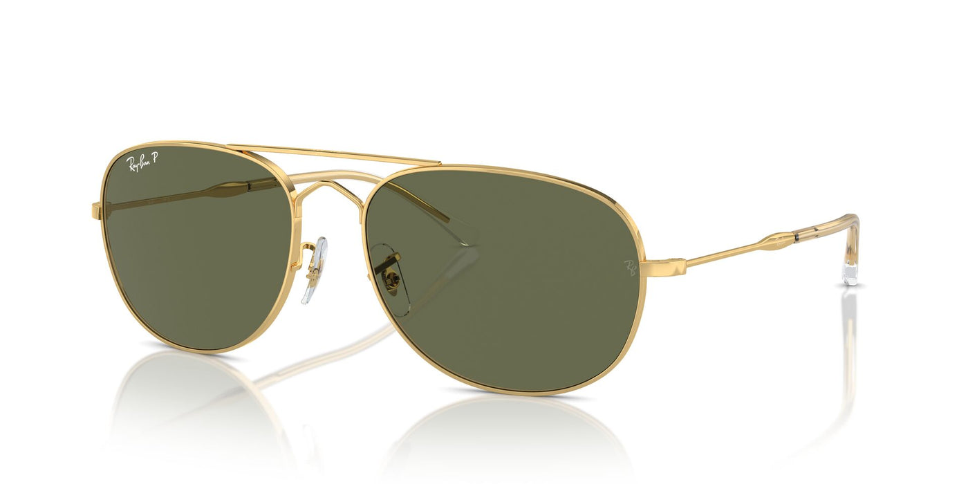 Ray-Ban Bain Bridge RB3735 Gold/Green Polarised #colour_gold-green-polarised