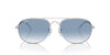 Ray-Ban Bain Bridge RB3735 Silver/Clear-Blue #colour_silver-clear-blue