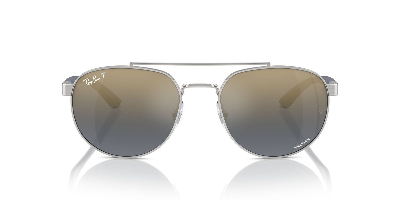 Ray-Ban RB3736CH Silver/Blue-Gold Polarised #colour_silver-blue-gold-polarised