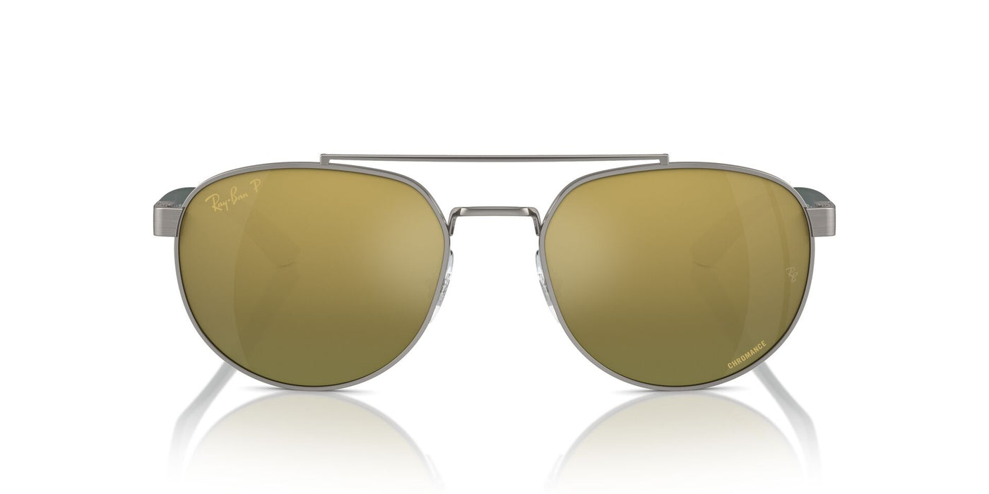 Ray-Ban RB3736CH Gunmetal/Green-Gold Polarised #colour_gunmetal-green-gold-polarised