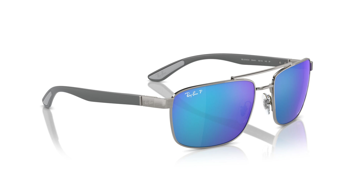 Ray-Ban RB3737CH Gunmetal/Green-Blue Polarised #colour_gunmetal-green-blue-polarised